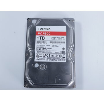 Toshiba P300 1TB Hard drive HDD [Tweedekansje]