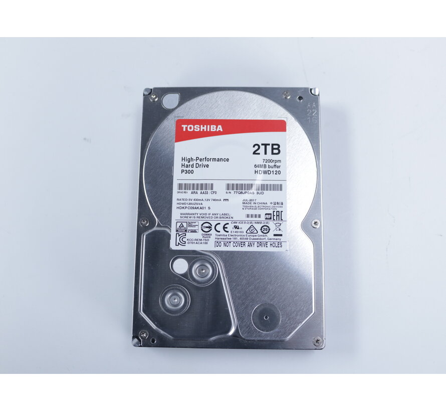 P300 2TB Hard drive HDD [Tweedekansje]
