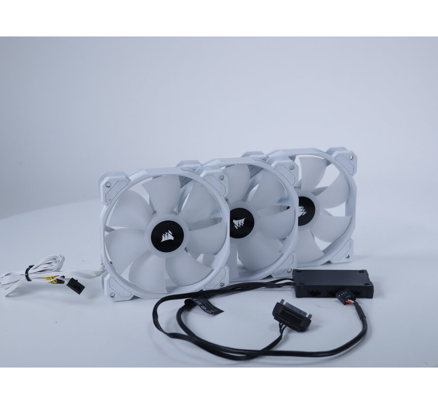 Icue SP120 RGB Elite - Wit [Tweedekansje]