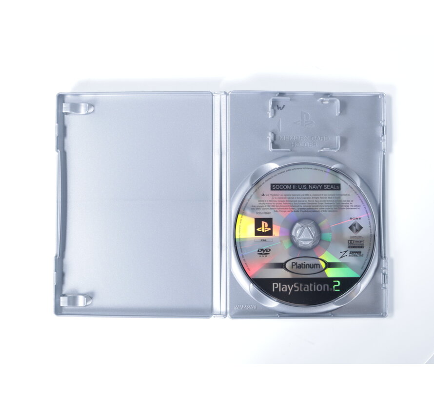 PlayStation 2 - SOCOM II: U.S. Navy SEALs [Platinum Hits] - - (No Manual)