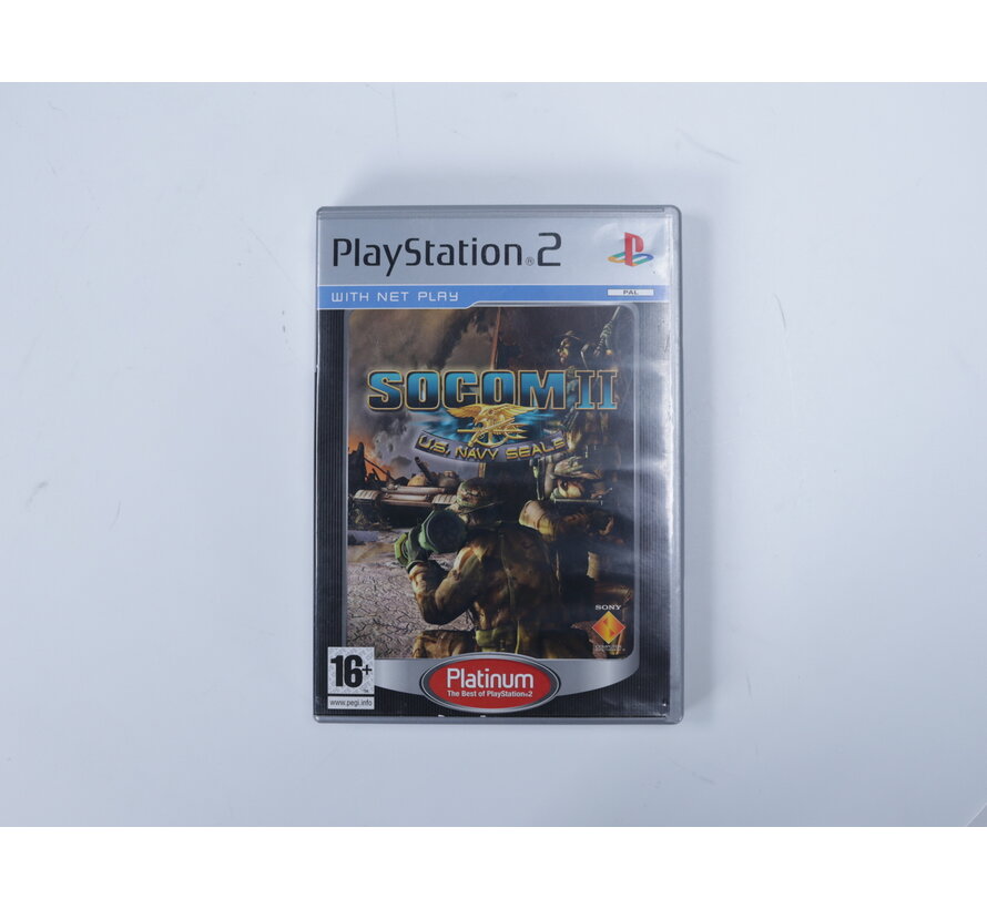 PlayStation 2 - SOCOM II: U.S. Navy SEALs [Platinum Hits] - - (No Manual)