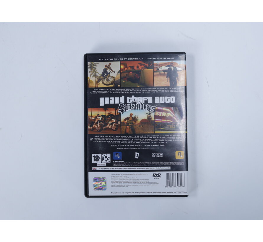 PlayStation 2 - Grand Theft Auto San Andreas