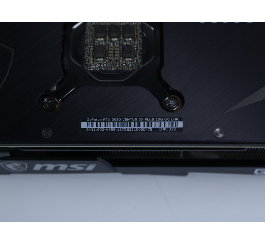 Geforce RTX 3080 VENTUS 3X PLUS 10G LHR [Tweedekansje]