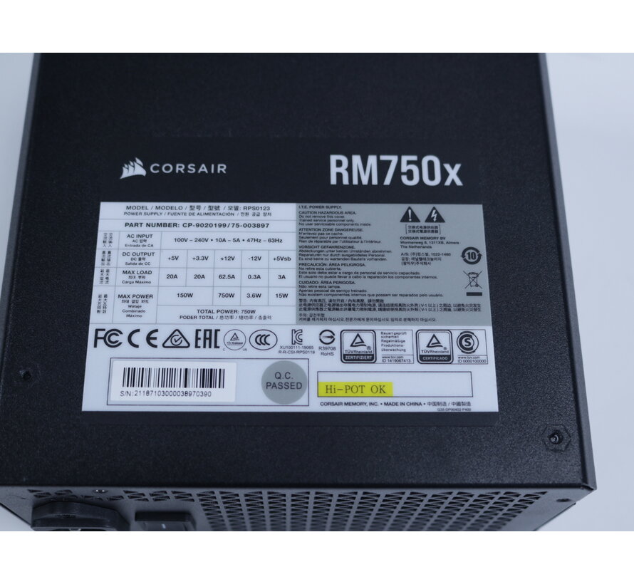 RM750X Voeding 750W [Tweedekansje]