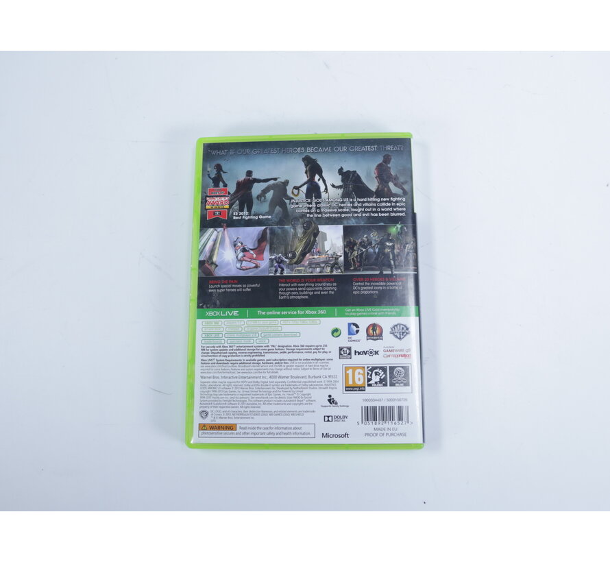 Xbox 360 - Injustice Gods Among Us [No Manual]