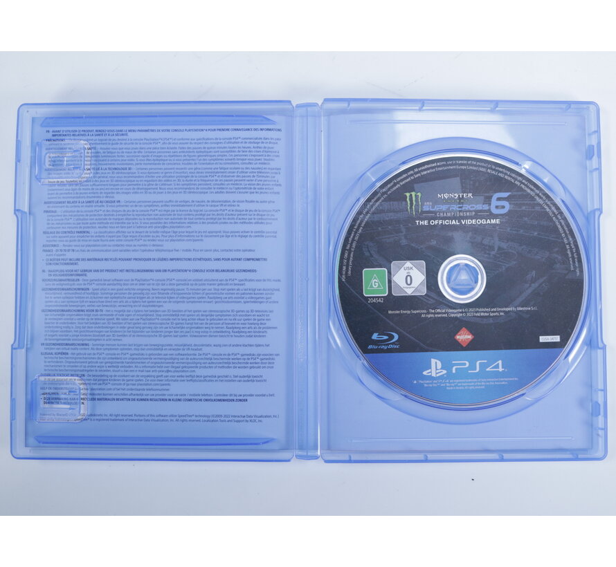 Playstation 4 - Supercross 6 Championship [No Manual] [Gebruikt]