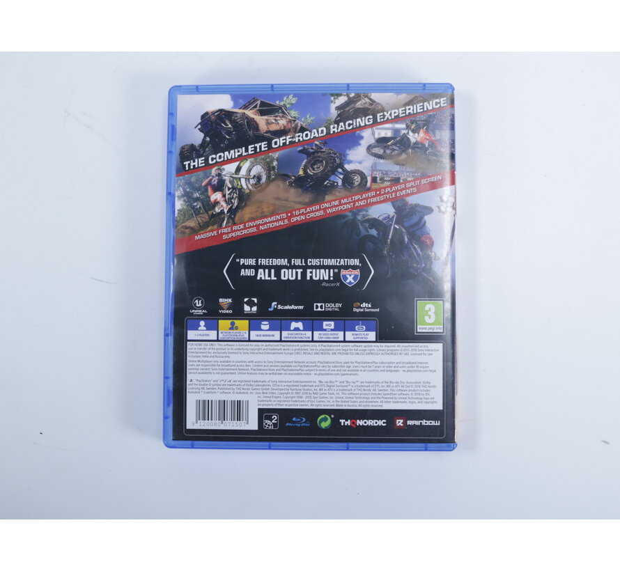 Playstation 4 - MX vs TV All Out [No Manual][Gebruikt]