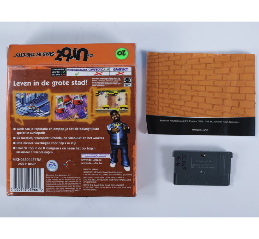 Gameboy Advance - The Urbz: Sims in the City [Boxed CIB]