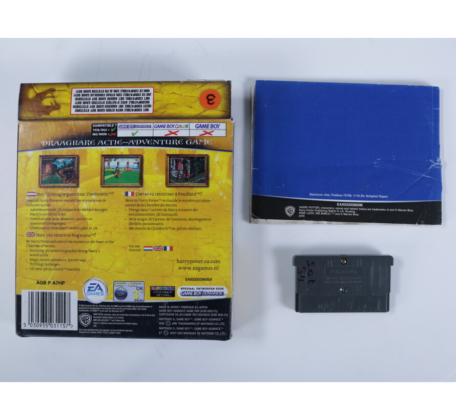 Gameboy Advance - Harry Potter en de Geheime Kamer [Boxed CIB]