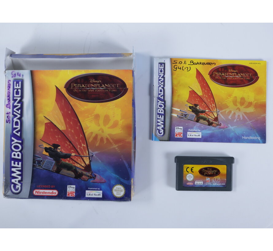 Gameboy Advance - Piratenplaneet de Schat van Kapitein Flint [Boxed CIB]