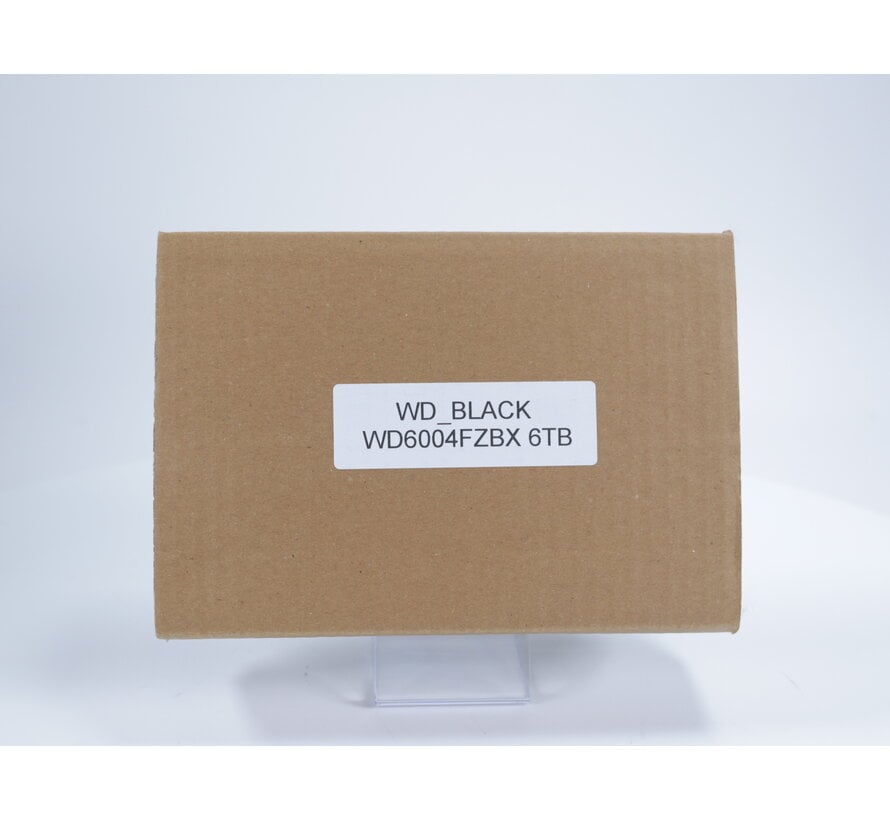Black WD6004FZBX (2024) | 6TB | 256MB cache