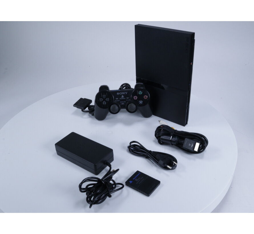 PlayStation 2 - Slim Console [Zwart / SCPH-50004]