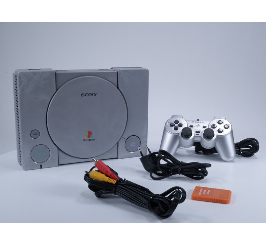 Playstation 1 - Console [Verkleurt][Dualshock 2 Controller]