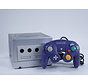 GameCube - Console DOL-001 Zilver [Paarse Controller][1 Klepje Onderkant mist]