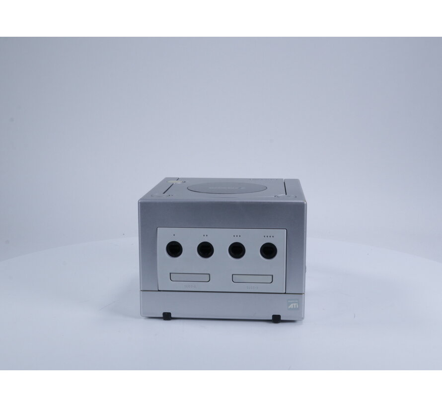 GameCube - Console DOL-001 Zilver [Paarse Controller][1 Klepje Onderkant mist]