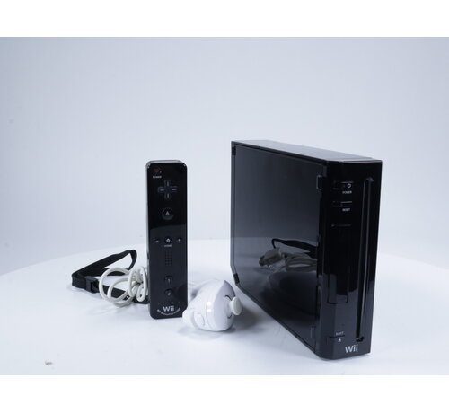 Wii - Console RVL-001 Zwart [Witte Nunchuk]