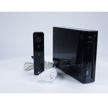 Wii - Console RVL-101 Zwart [Witte NunChuk]