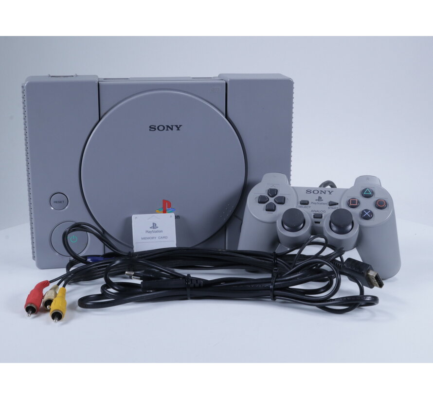 Playstation 1 - Console [Lichtgrijze Controller]