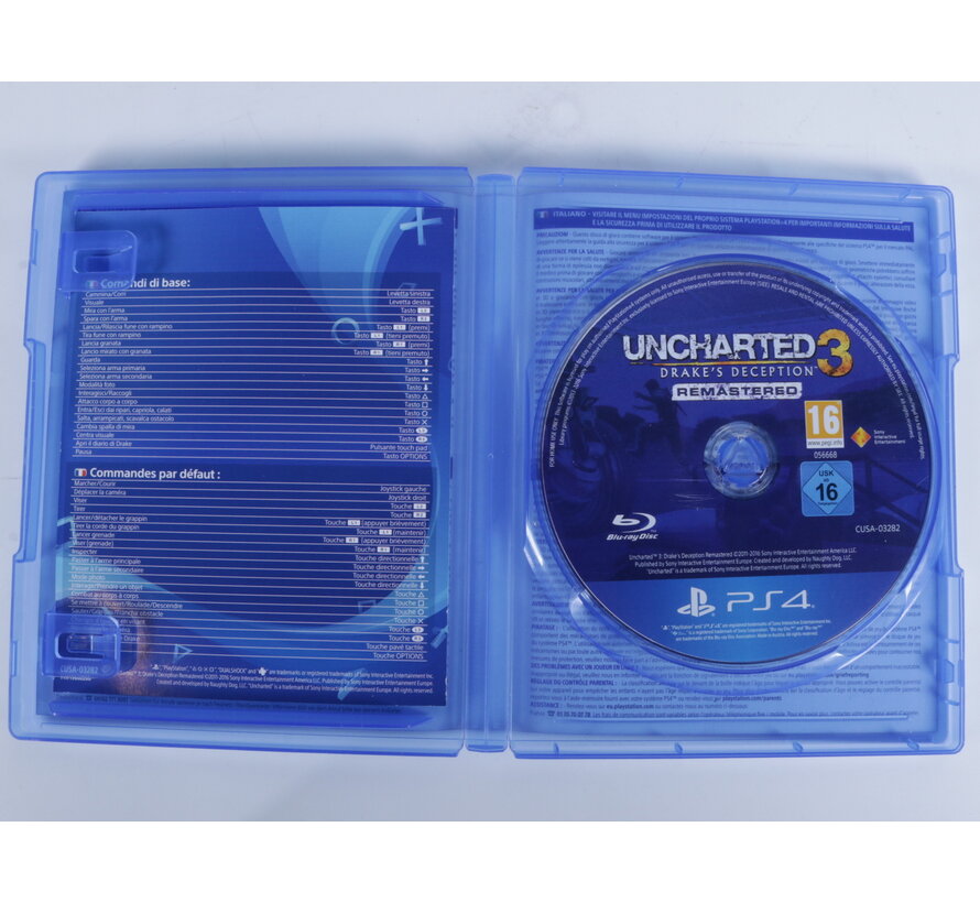 Playstation 4 - Uncharted 3 Drake's Deception Remastered [Gebruikt]