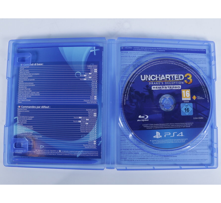 Playstation 4 - Uncharted 3 Drake's Deception Remastered [Gebruikt]