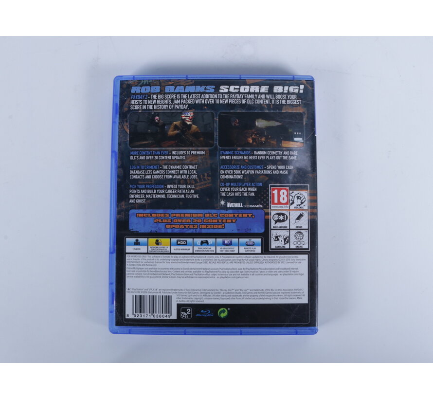 Playstation 4 - Payday 2 The Big Score [Gebruikt]