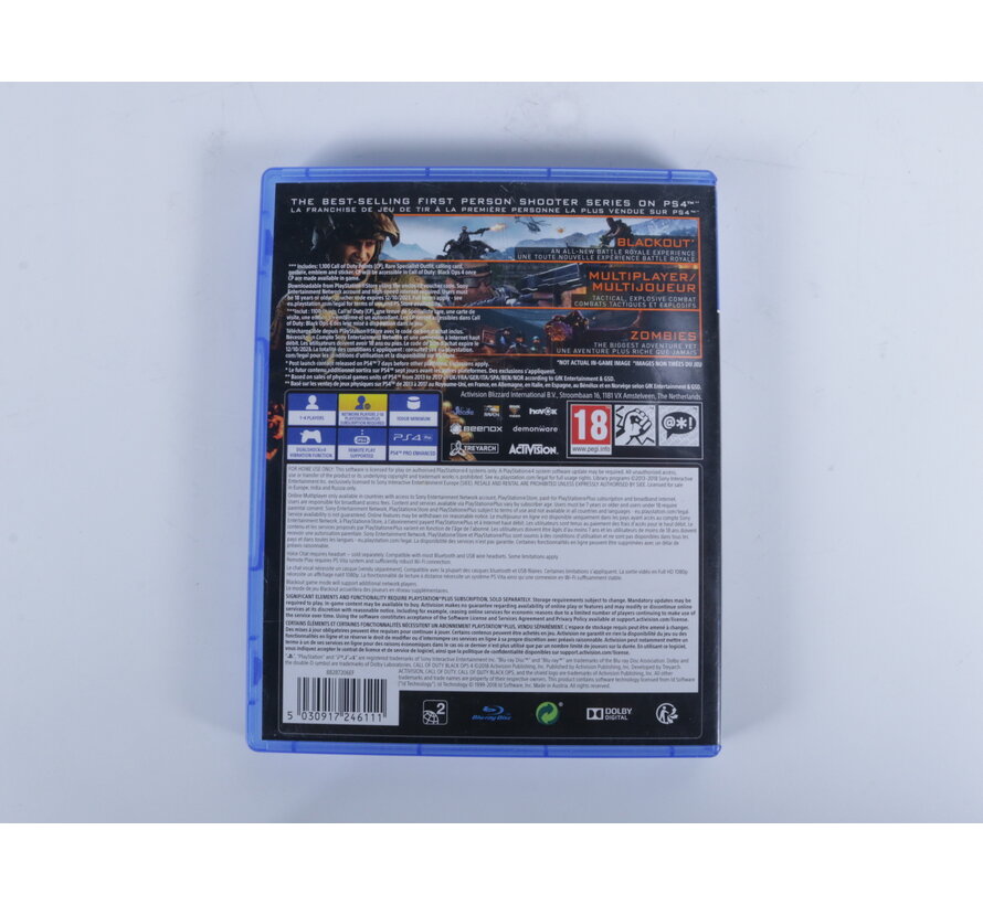Playstation 4 - Call of Duty Black Ops 4 [Gebruikt][No Manual]