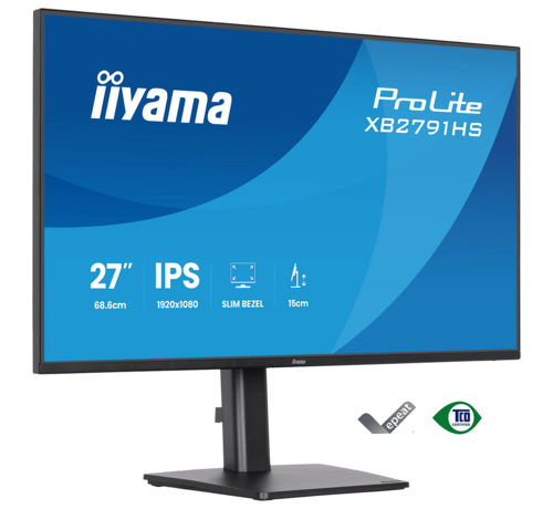Iiyama ProLite XB2791HS-B1 | 1080P - 120hz - 1ms - IPS - 27 inch