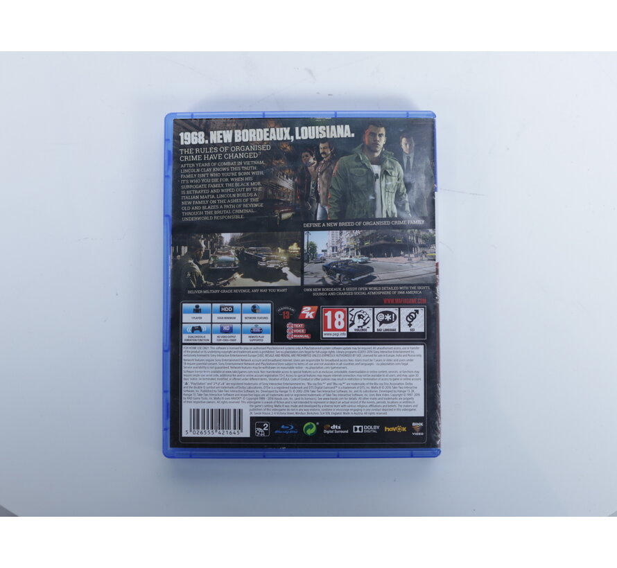 Playstation 4 - Mafia III (Gebruikt)