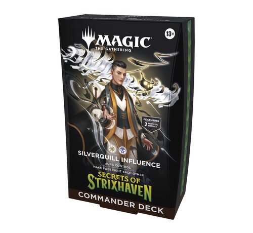 Magic The Gathering Secrets of Strixhaven: "Silverquill Influence" Commander Deck