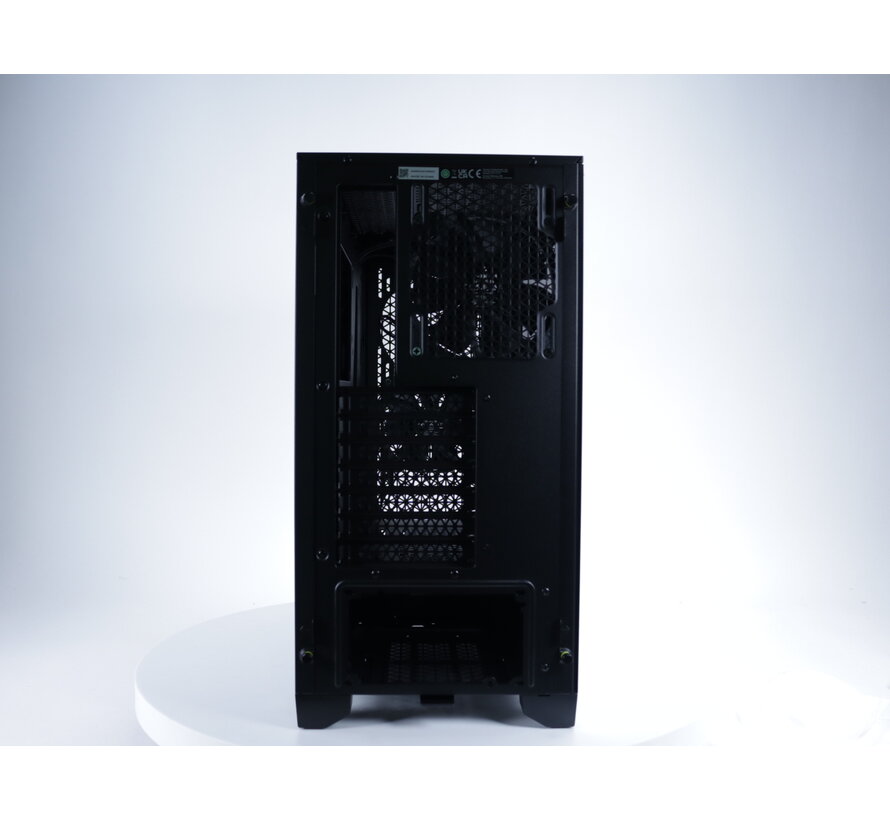 3000D Airflow Tempered Glass, Zwart