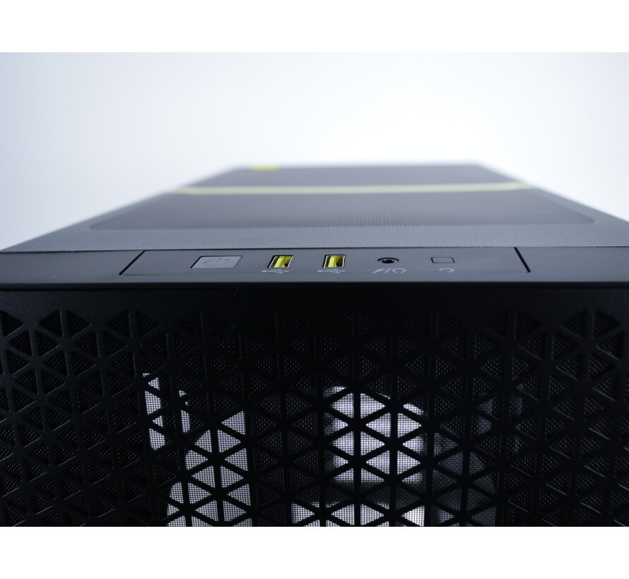 3000D Airflow Tempered Glass, Zwart