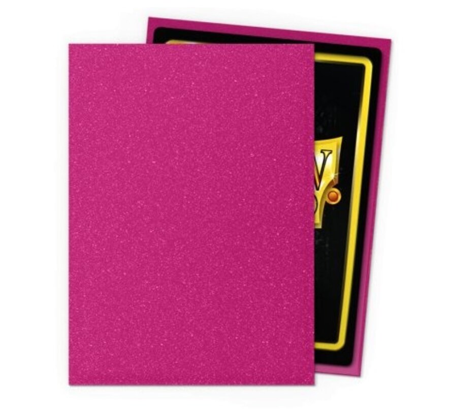 Sleeves Matte Pink Sapphire (100 pieces)