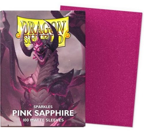 Dragon Shield Sleeves Matte Pink Sapphire (100 pieces)