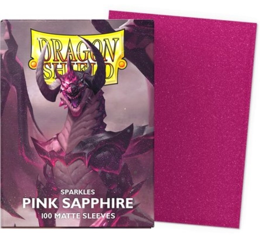 Sleeves Matte Pink Sapphire (100 pieces)