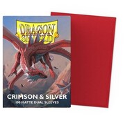Dragon Shield Sleeves Matte Crimson (100 pieces)