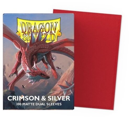 Dragon Shield Sleeves Matte Crimson (100 pieces)