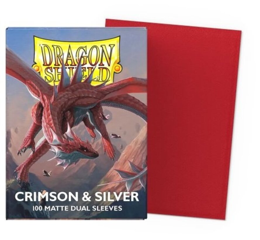 Sleeves Matte Crimson (100 pieces)