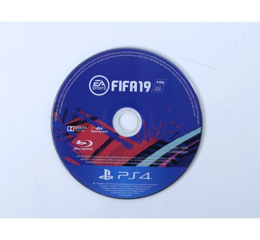 Playstation 4 - Fifa 19 (Disc Only)