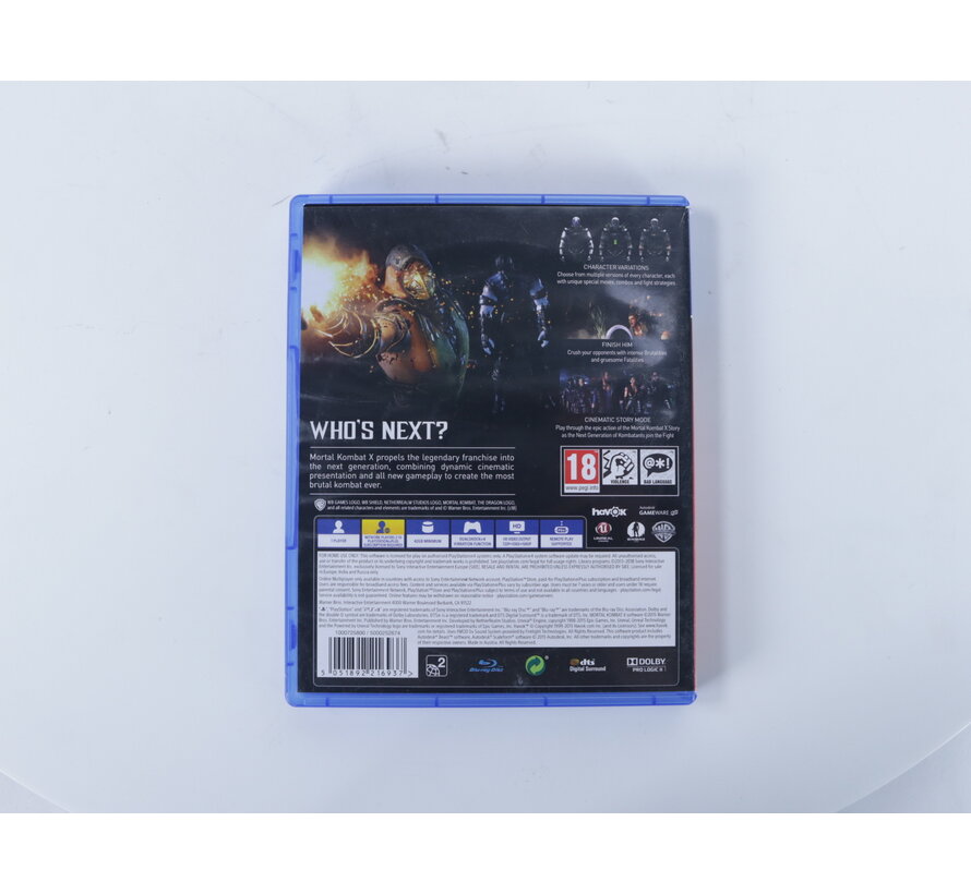 Playstation 4 - Mortal Kombat X [Gebruikt]