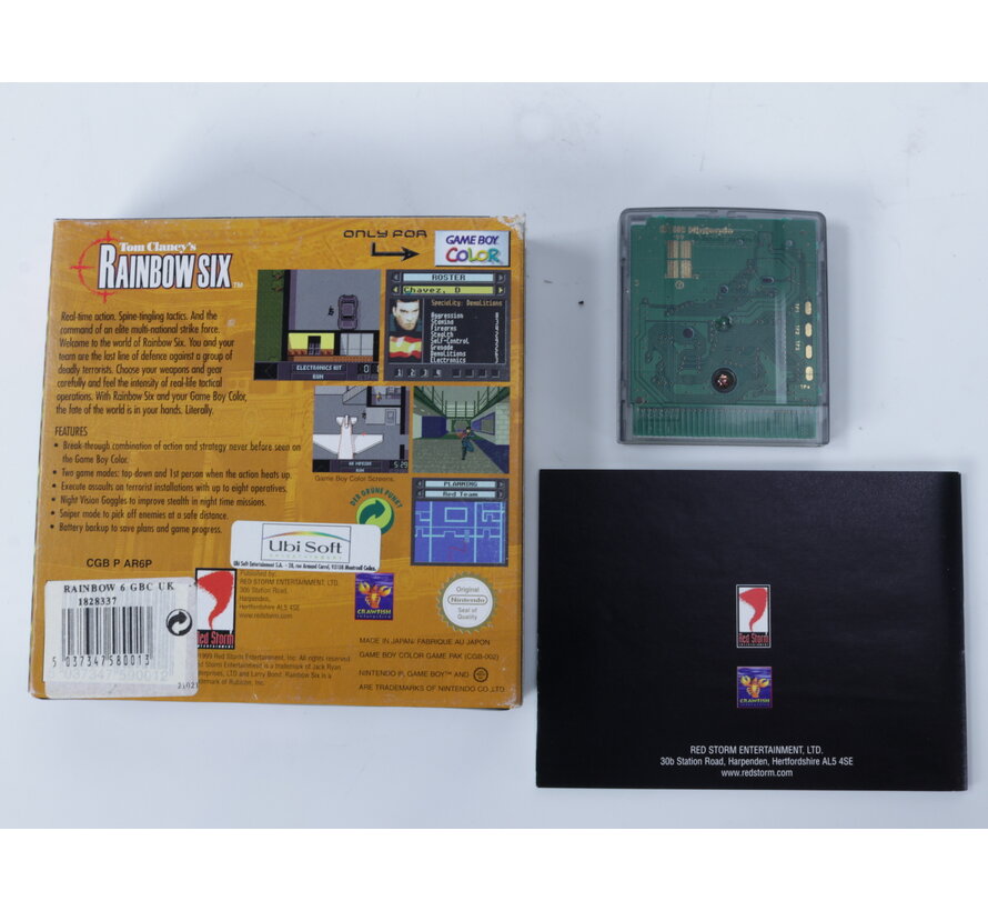 Gameboy Color - Tom Clancy's Rainbow Six [CIB]