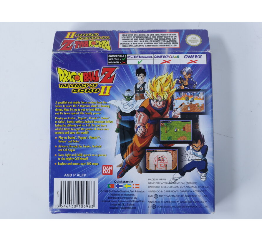Gameboy Advance - Dragon Ball Z: The Legacy of Goku II [Boxed CIB]