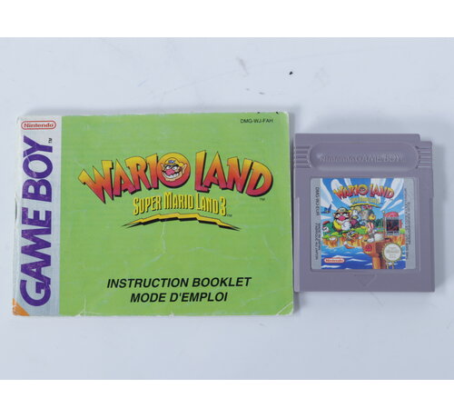 Gameboy - Wario land Super Mario Land 3 [Met Boekje]