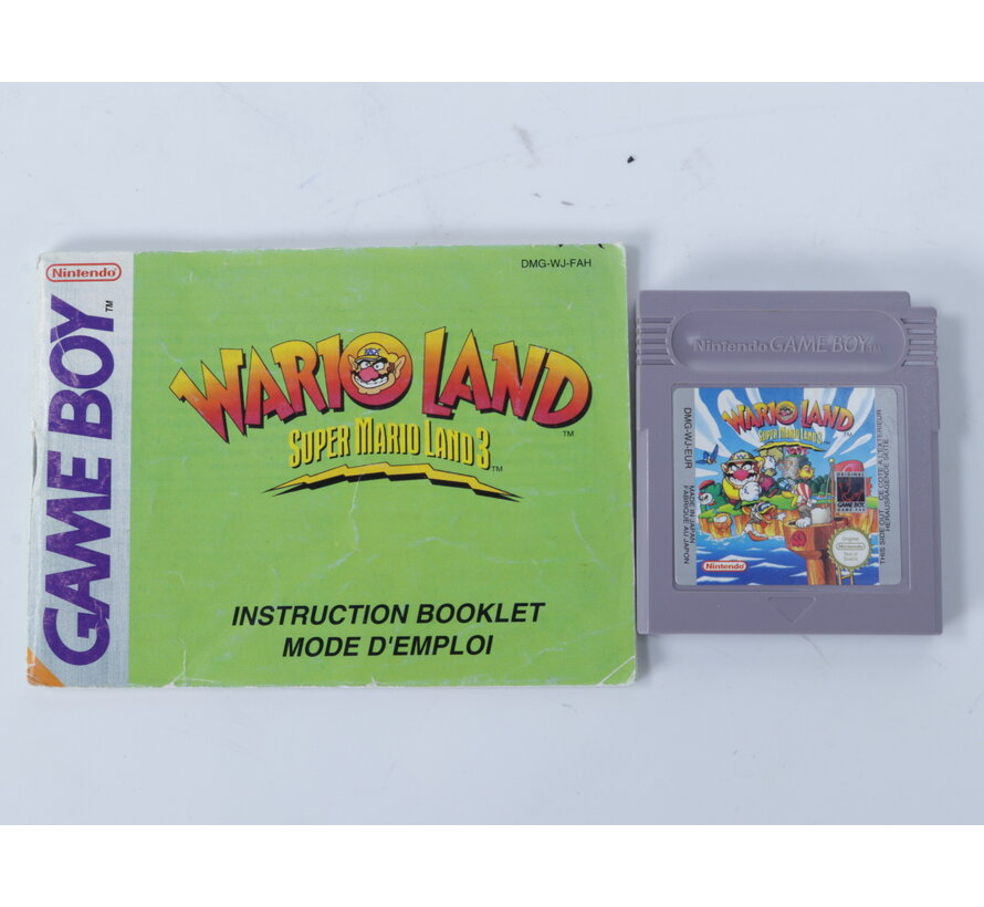 Gameboy - Wario land Super Mario Land 3 [Met Boekje]