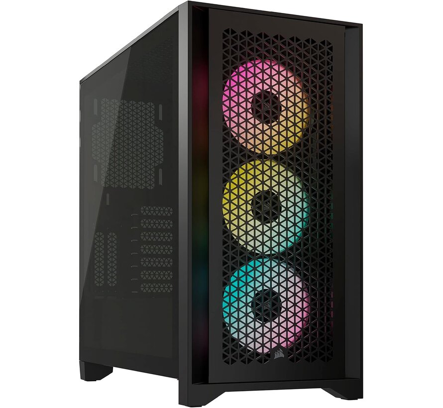 4000D Airflow Tempered Glass RGB Zwart [nieuw]