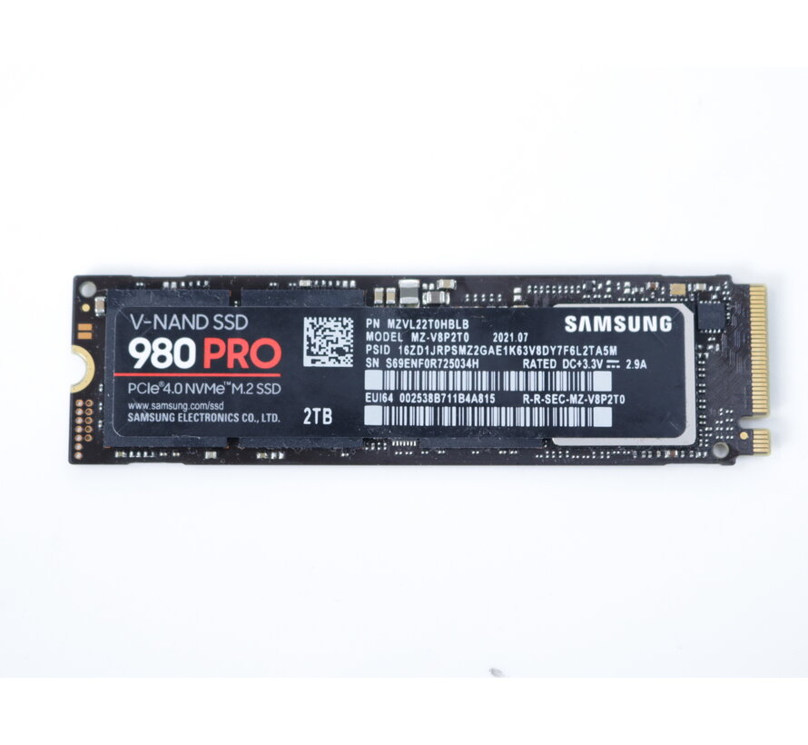 980 Pro 2TB SSD [Tweedekansje]