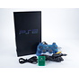 PlayStation 2 - Console [Zwart][Licht Beschadigd] - Blauwe controller