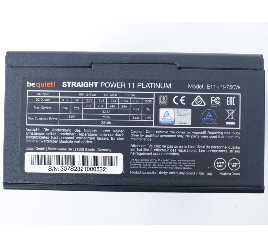 Straight Power 11 Platinum 750W [Tweedekansje]