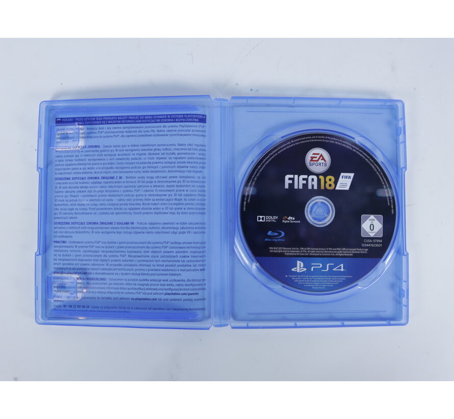 Playstation 4 - Fifa 18 [Gebruikt]