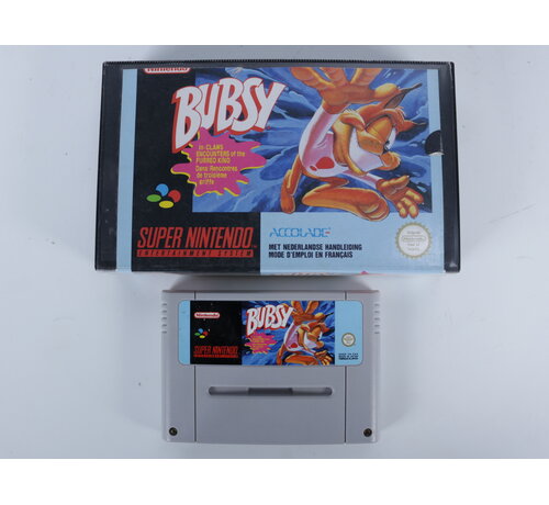 SNES – Bubsy in: Claws Encounters of the Furred Kind - - Plastic Boxed