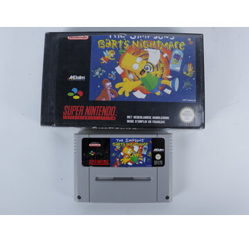 SNES - The SImpsons Bart's Nightmare - Plastic Boxed